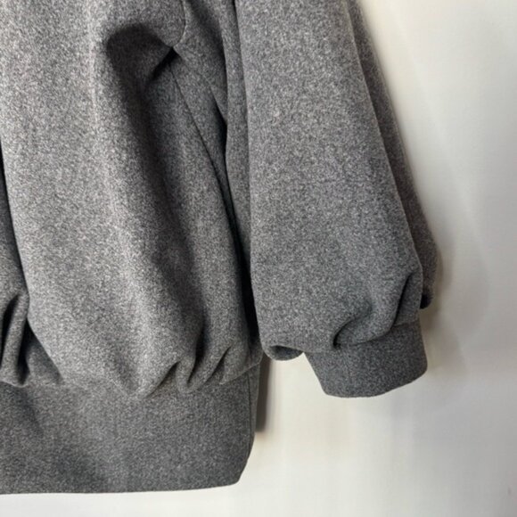 Vivian Shyu Oversized Grey Draped Bomber Kimono Coat – Size M - Picture 16 of 16